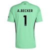 Camiseta de fútbol Portero Liverpool A. Becker 1 2025-26 Verde - Hombre